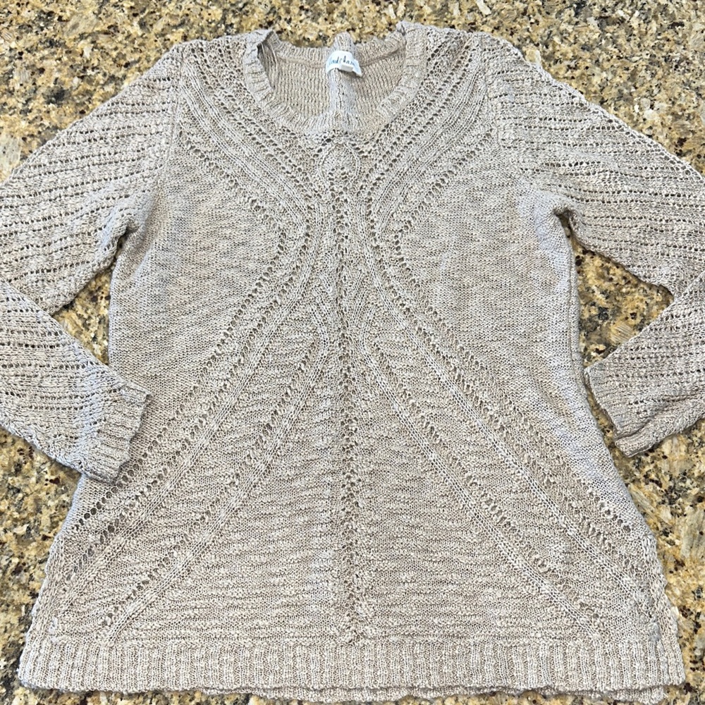 Cloud Chaser Beige Knit Top - Picture 5 of 13